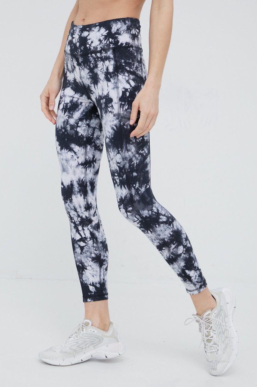 

Клин Dkny в черно с десен, Черен
