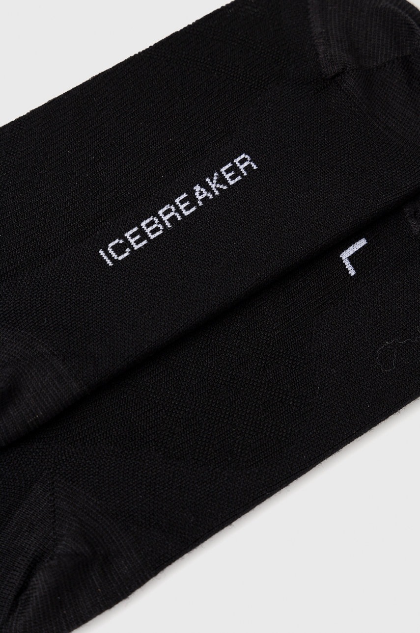 

Шкарпетки Icebreaker Run+ Ultralight Micro жіночі колір чорний