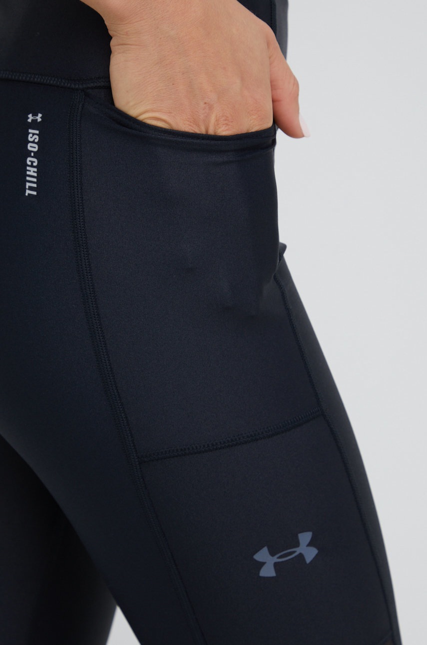 

Легінси для бігу Under Armour Iso-chill 1374950. жіночі колір чорний однотонні