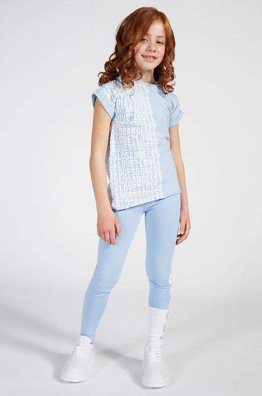 

Детски клин Guess с принт, Син
