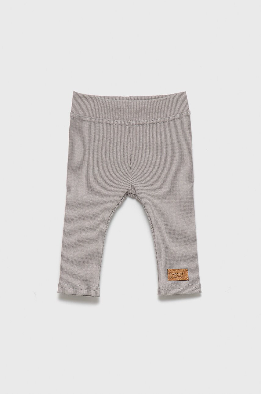 Jamiks leggins copii citrone culoarea gri, material neted