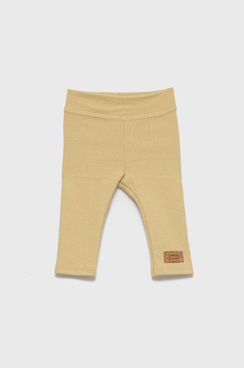 Jamiks leggins copii citrone culoarea galben, material neted