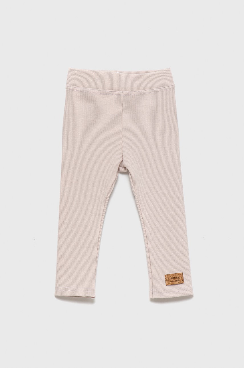 Jamiks leggins copii granadilla culoarea roz, material neted