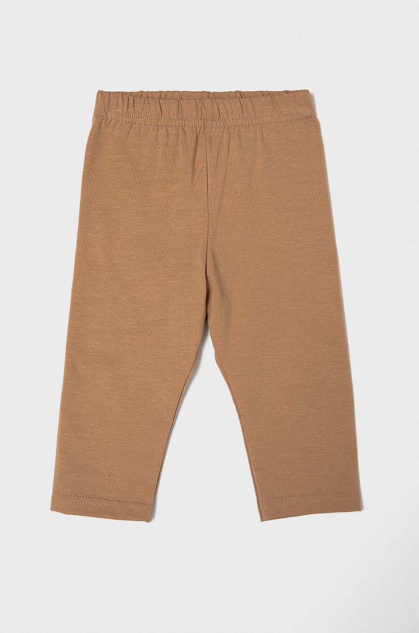 Jamiks leggins copii irma culoarea galben, material neted