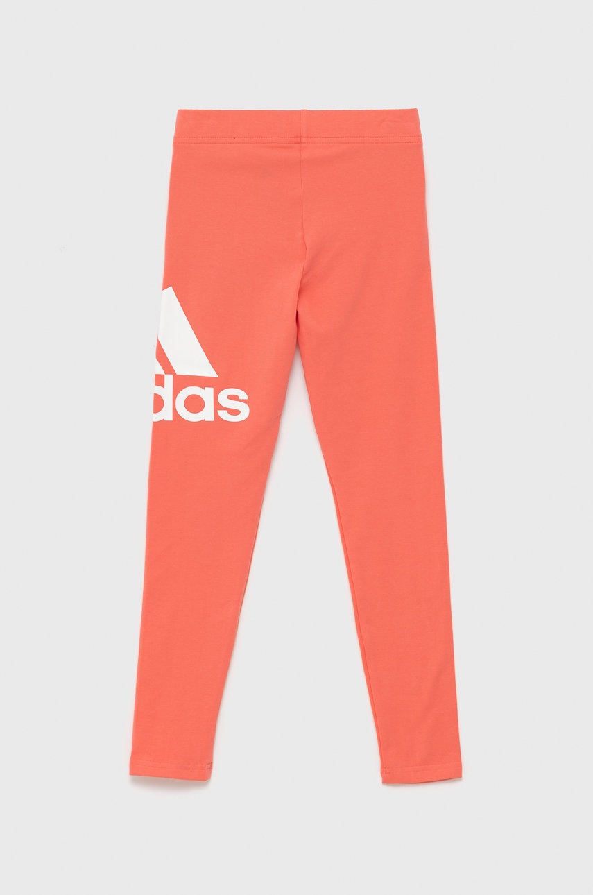

Дитячі легінси adidas Performance HE1986 колір рожевий з принтом