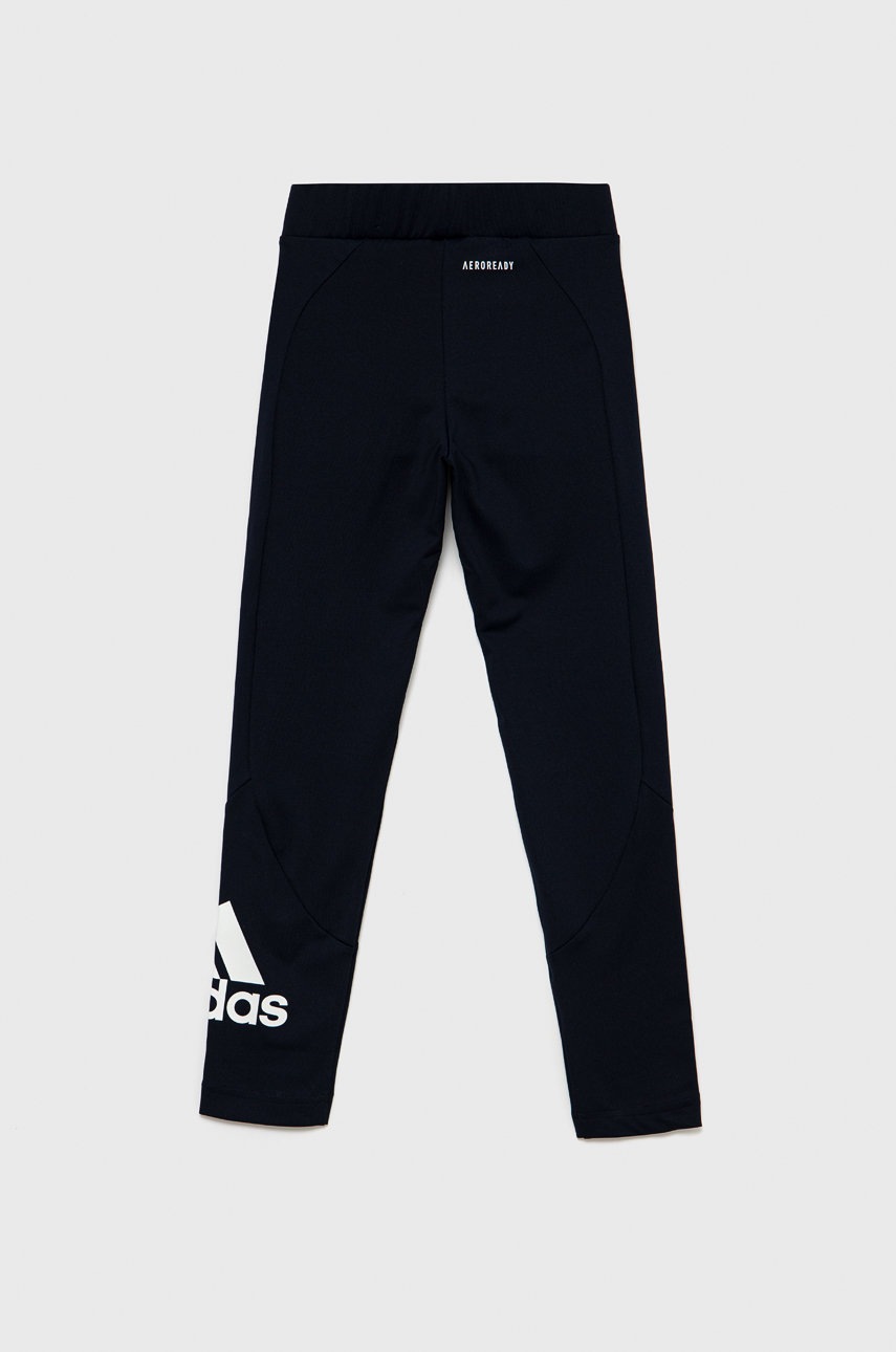 

Дитячі легінси adidas Performance HE2005 колір синій з принтом
