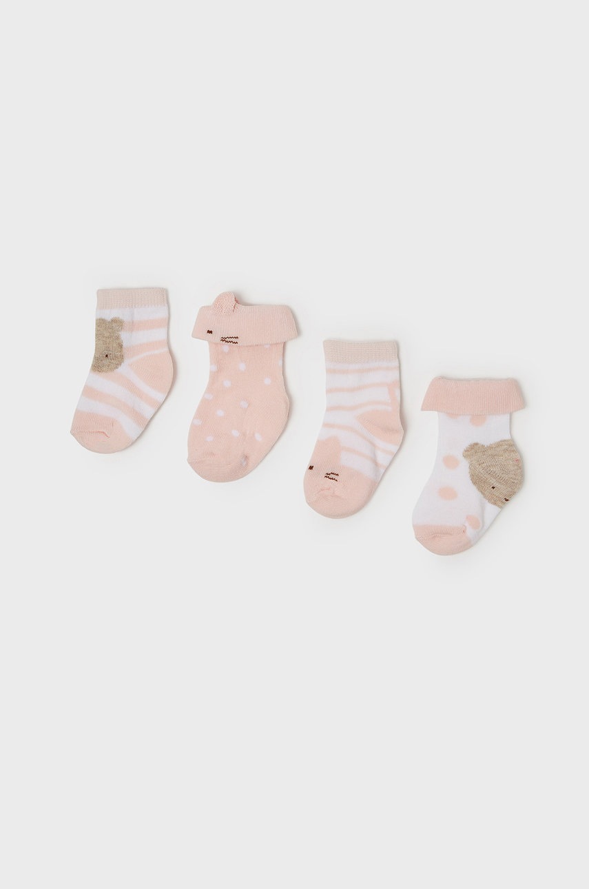 

Детски чорапи Mayoral Newborn в розово, Розов