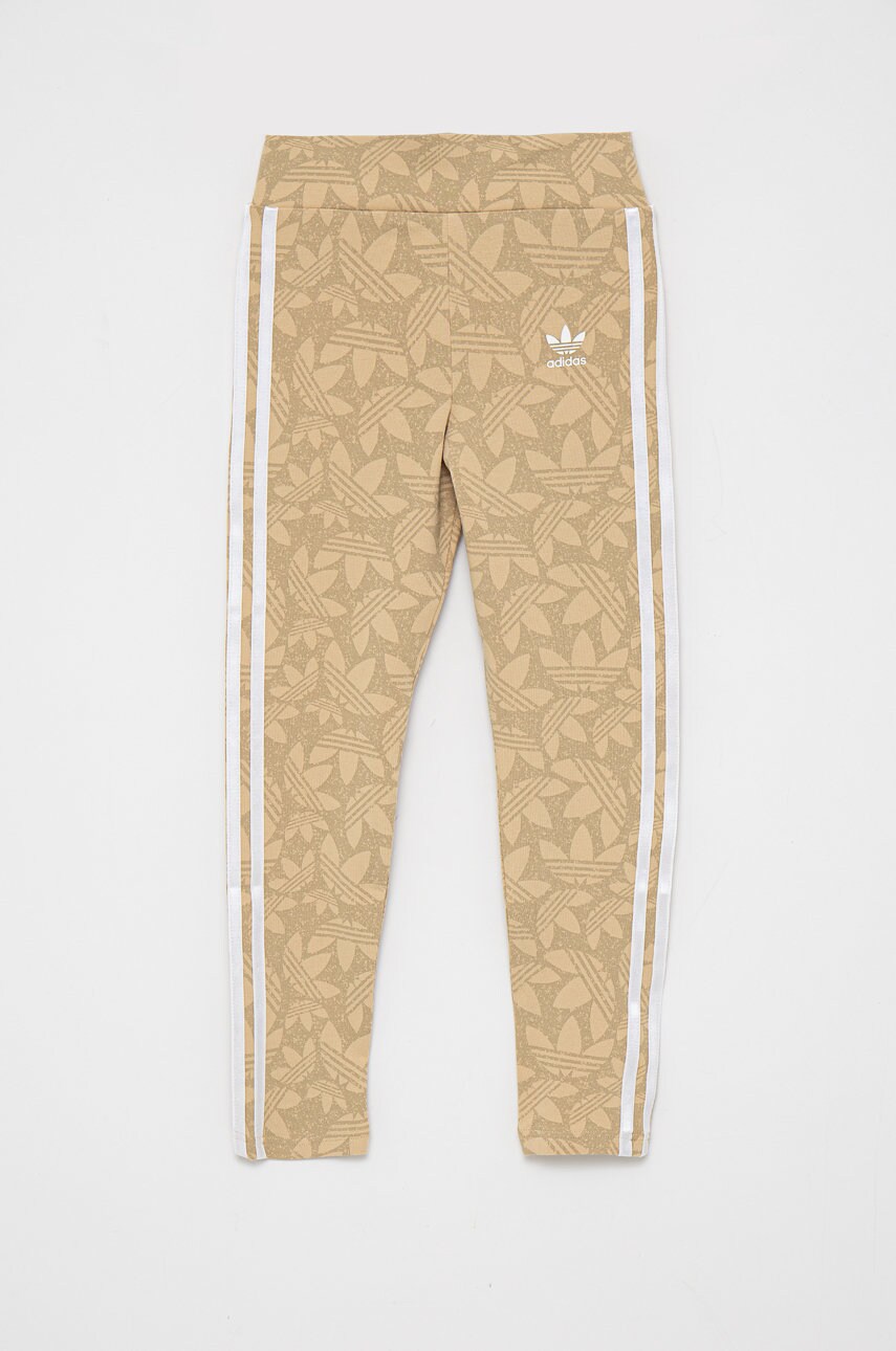 

Детски клин adidas Originals HF4870 в бежово с апликация, Бежов