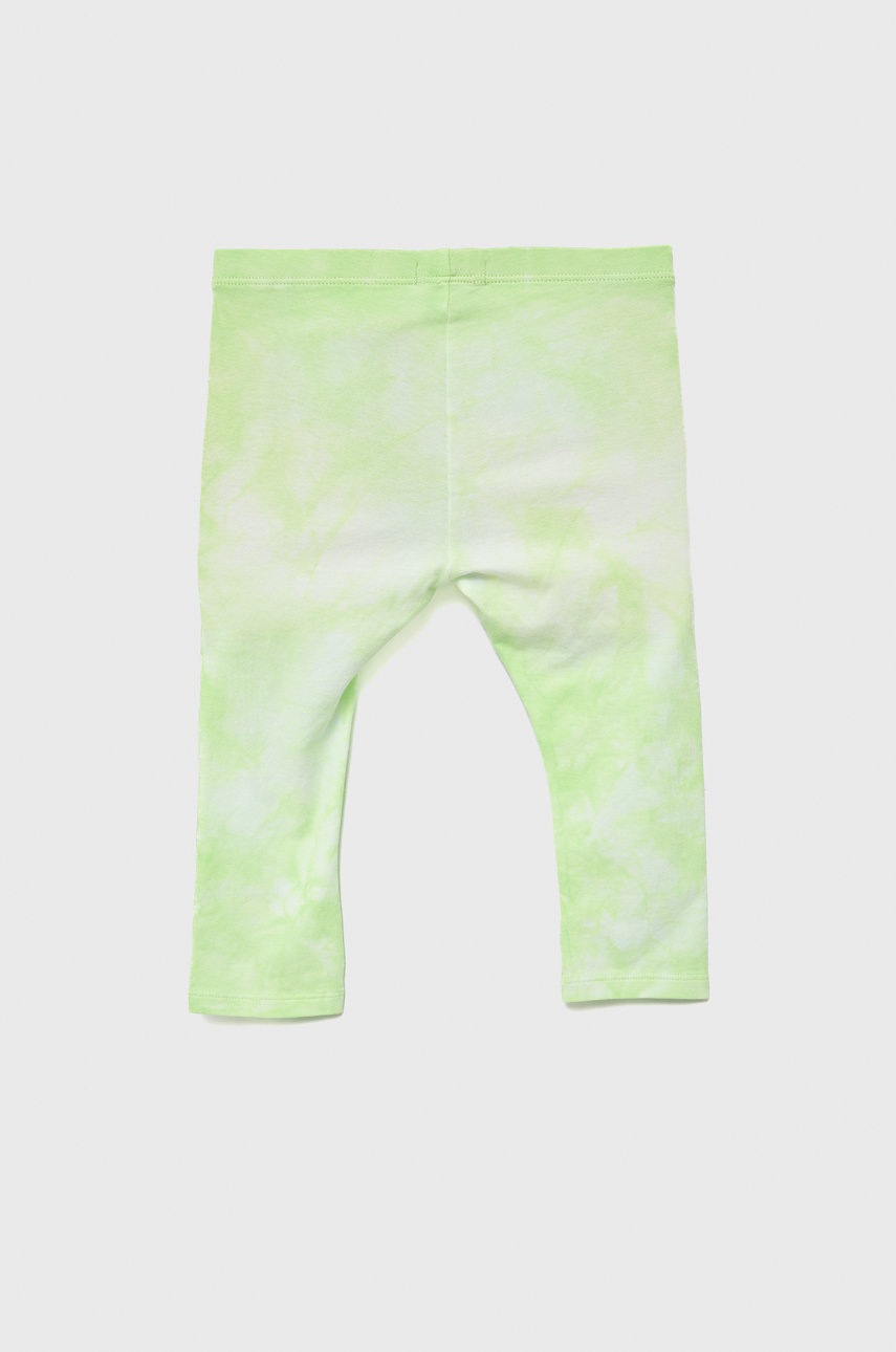

Детские леггинсы United Colors of Benetton цвет зелёный узорное
