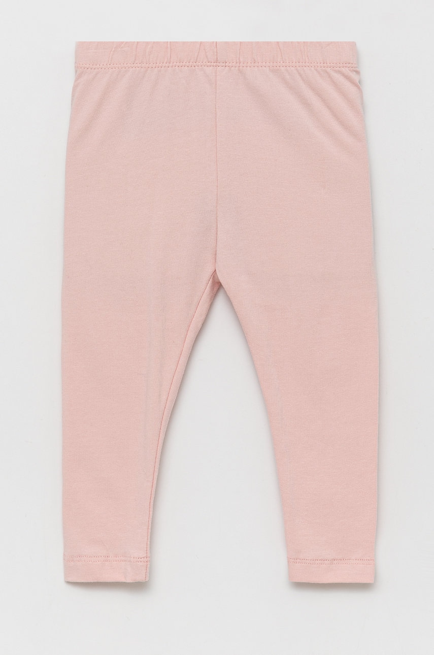 Gap leggins copii culoarea roz, neted