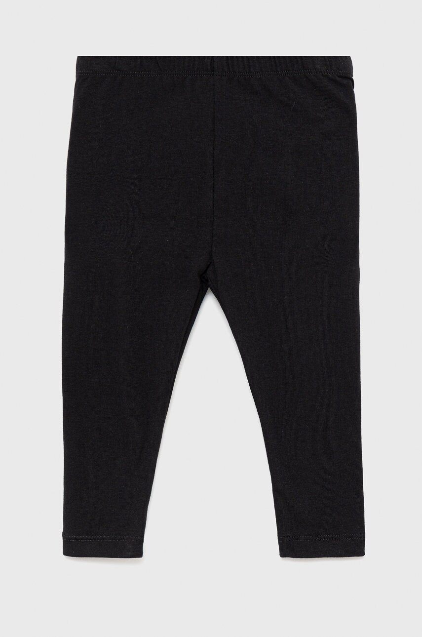 Gap leggins copii culoarea negru, neted