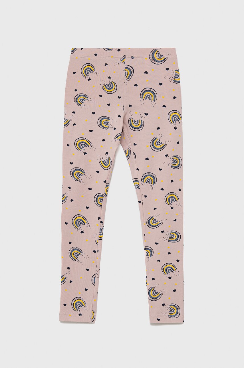 Name it leggins copii culoarea roz, cu imprimeu