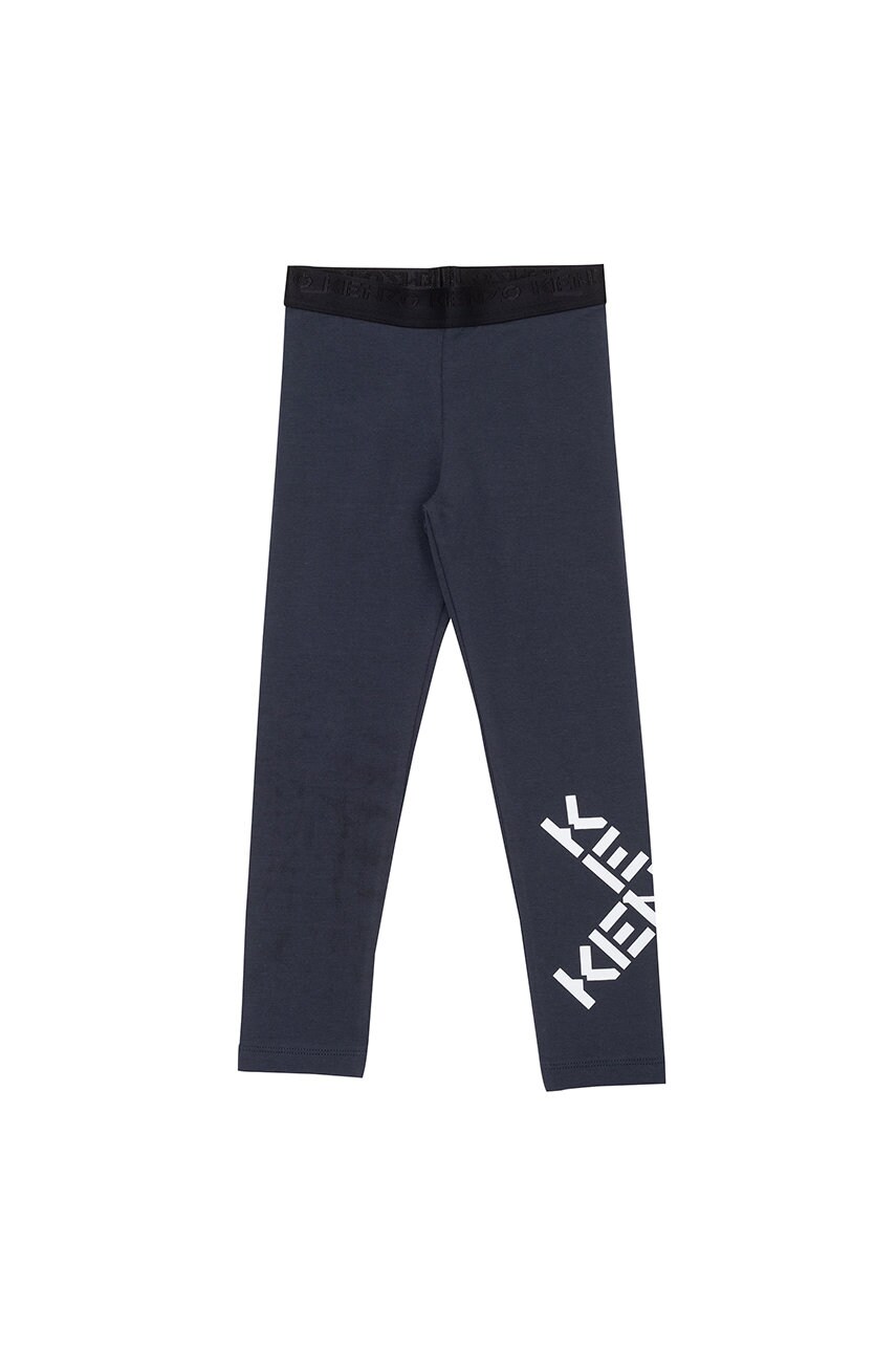 

Детски клин Kenzo Kids в черно с принт, Черен