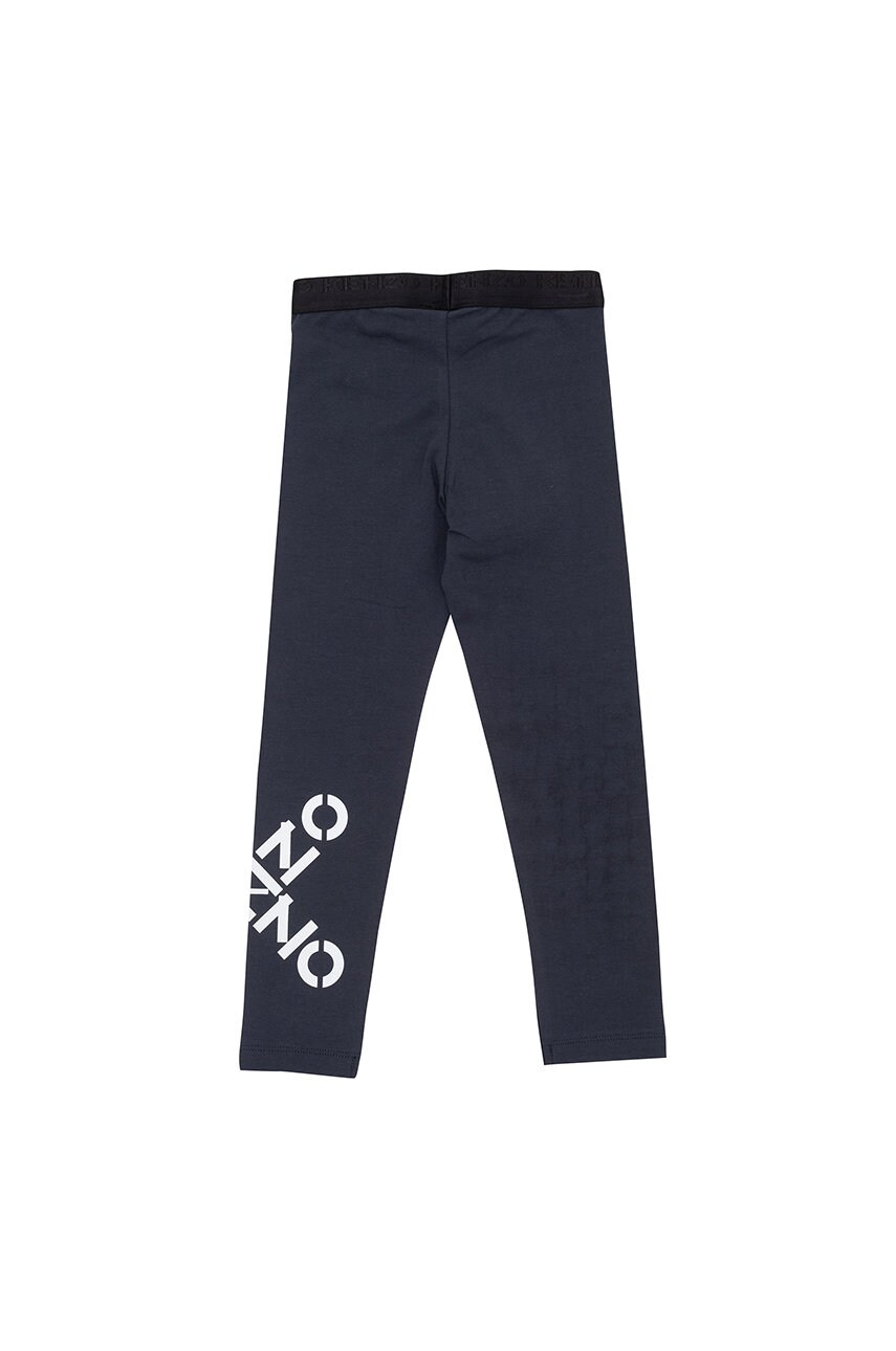 

Детские леггинсы Kenzo Kids цвет чёрный с принтом