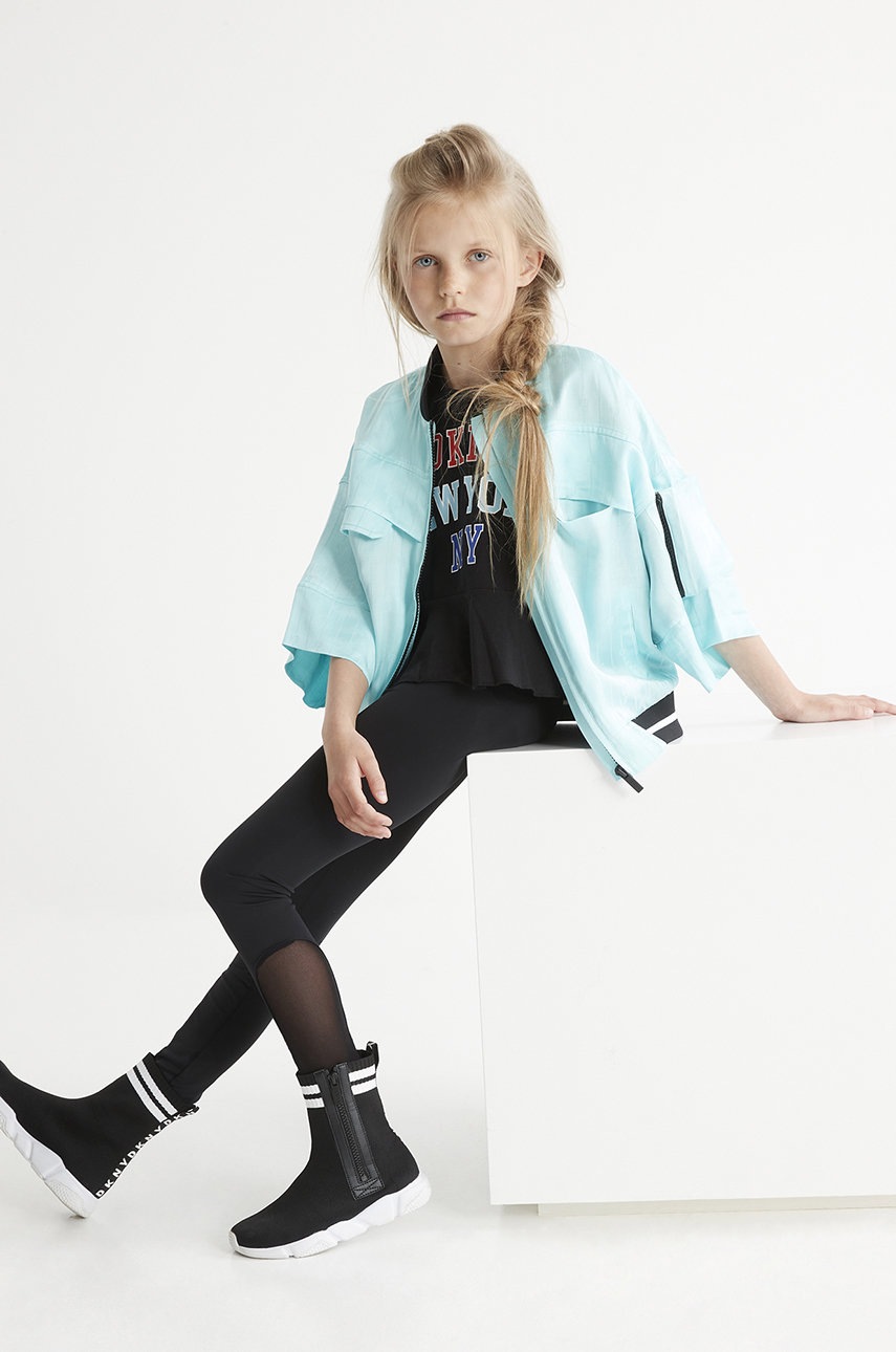 

Детски клин Dkny в черно с изчистен дизайн, Черен