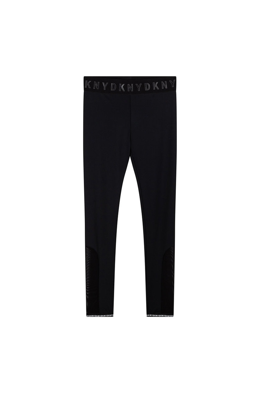 

Детские леггинсы Dkny цвет чёрный однотонные
