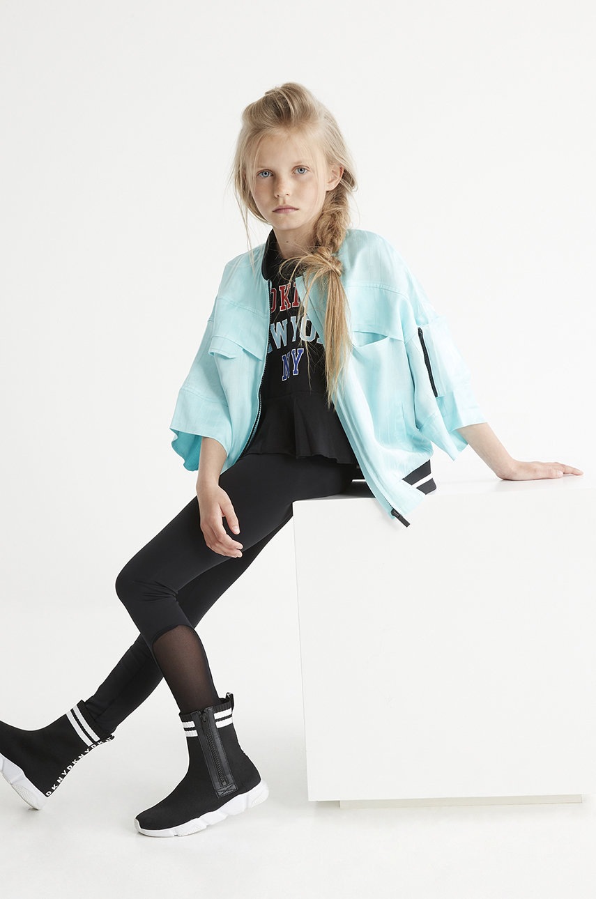 

Детски клин Dkny в черно с изчистен дизайн, Черен