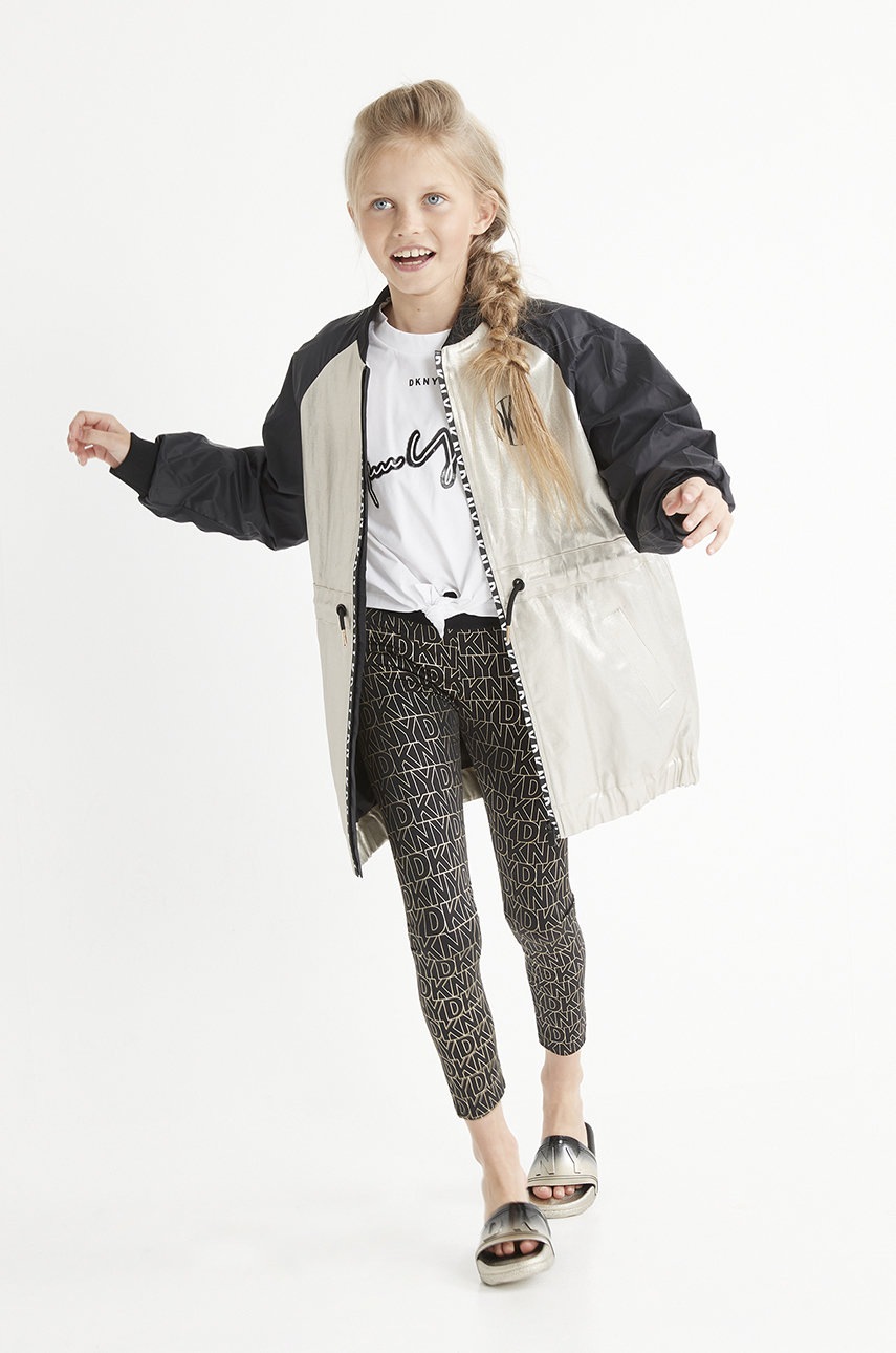 

Детски клин Dkny в черно с десен, Черен