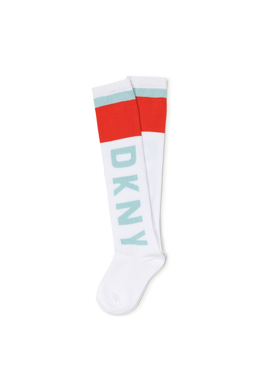 

Дитячі шкарпетки Dkny колір білий