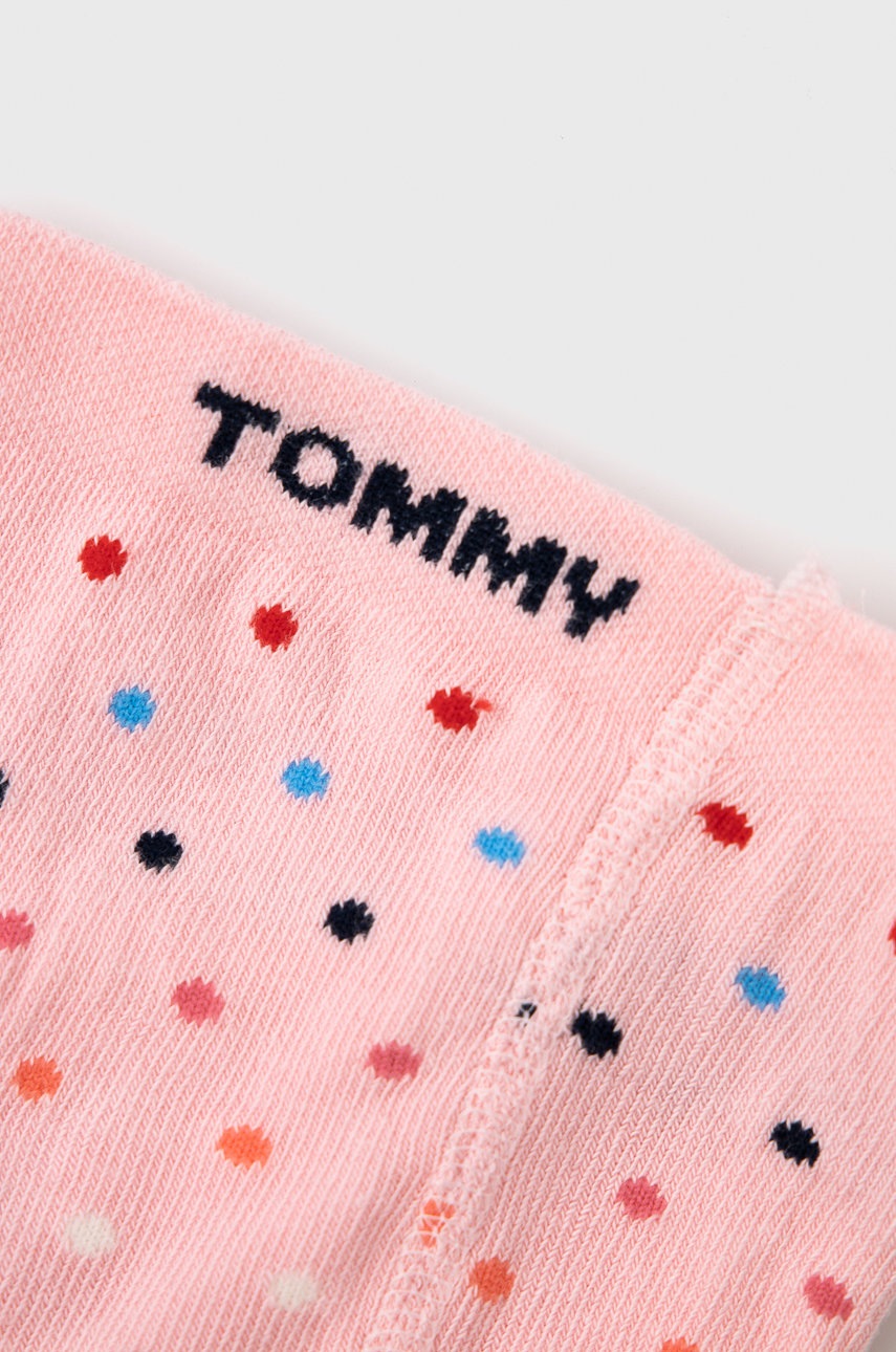 

Дитячі колготки Tommy Hilfiger колір рожевий