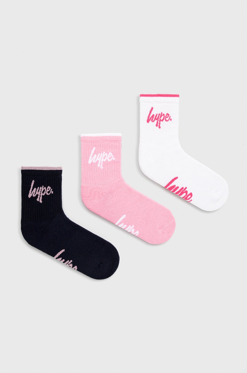 

Дитячі шкарпетки Hype (3-pack) колір білий