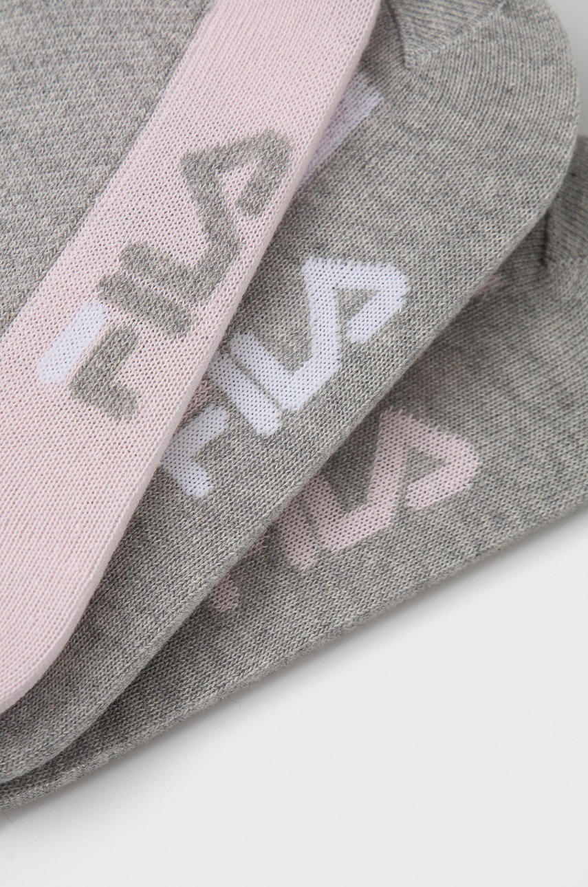 

Дитячі шкарпетки Fila (3-pack) колір рожевий