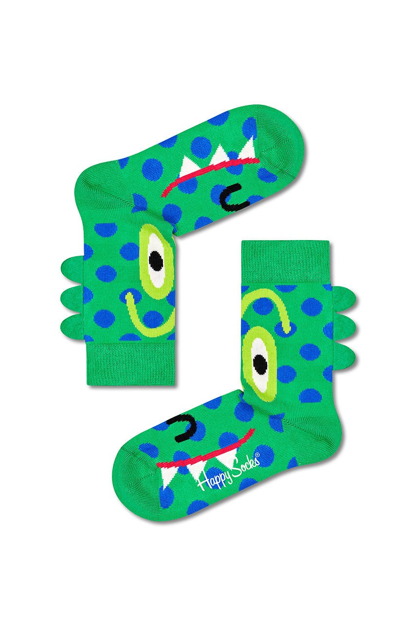 

Дитячі шкарпетки Happy Socks колір зелений
