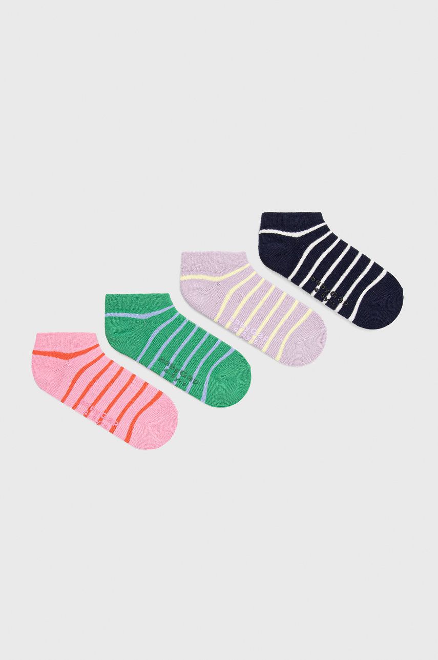 Dětské ponožky GAP (4-pack) - vícebarevná -  85% Bavlna