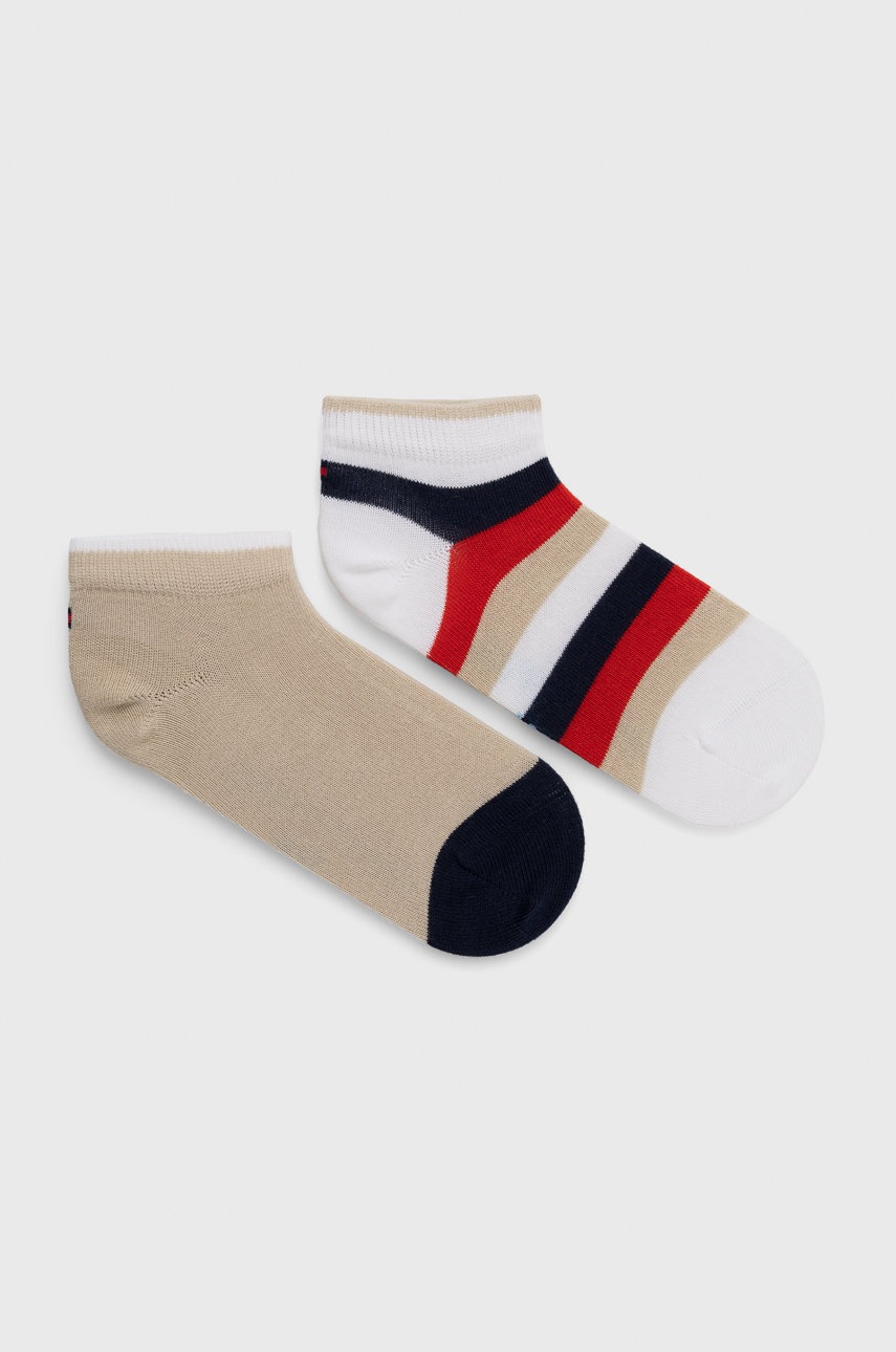 

Детски чорапи Tommy Hilfiger в бежово, Бежов