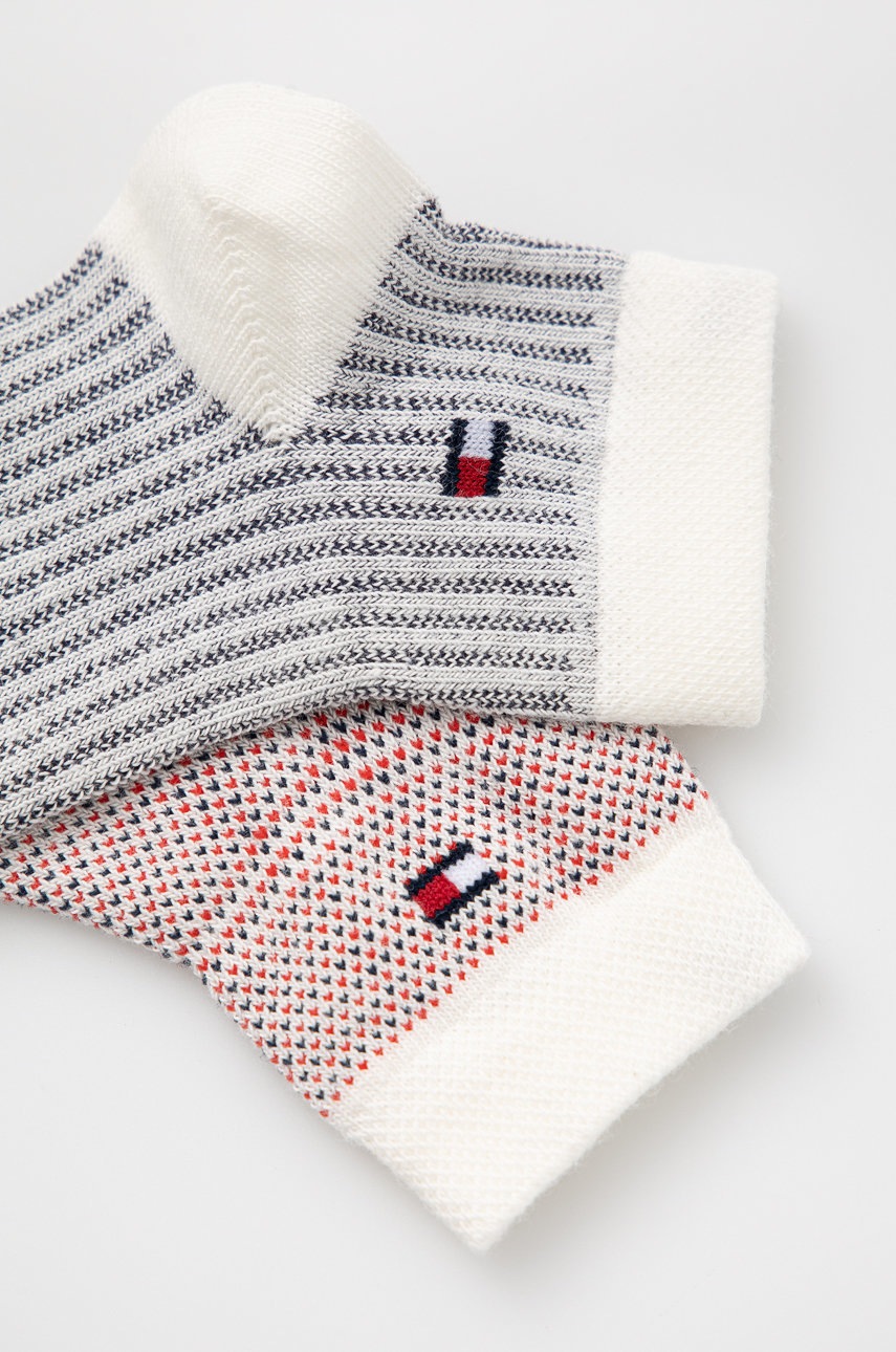 

Дитячі шкарпетки Tommy Hilfiger колір білий
