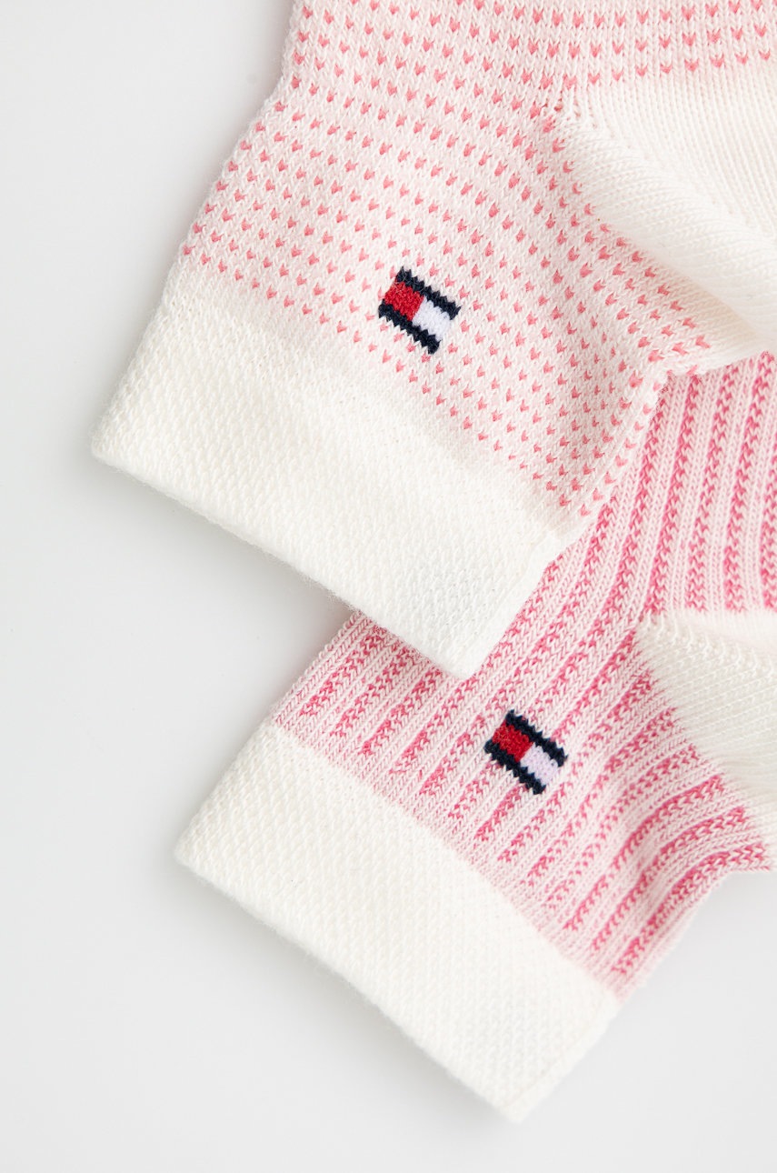 

Дитячі шкарпетки Tommy Hilfiger колір рожевий