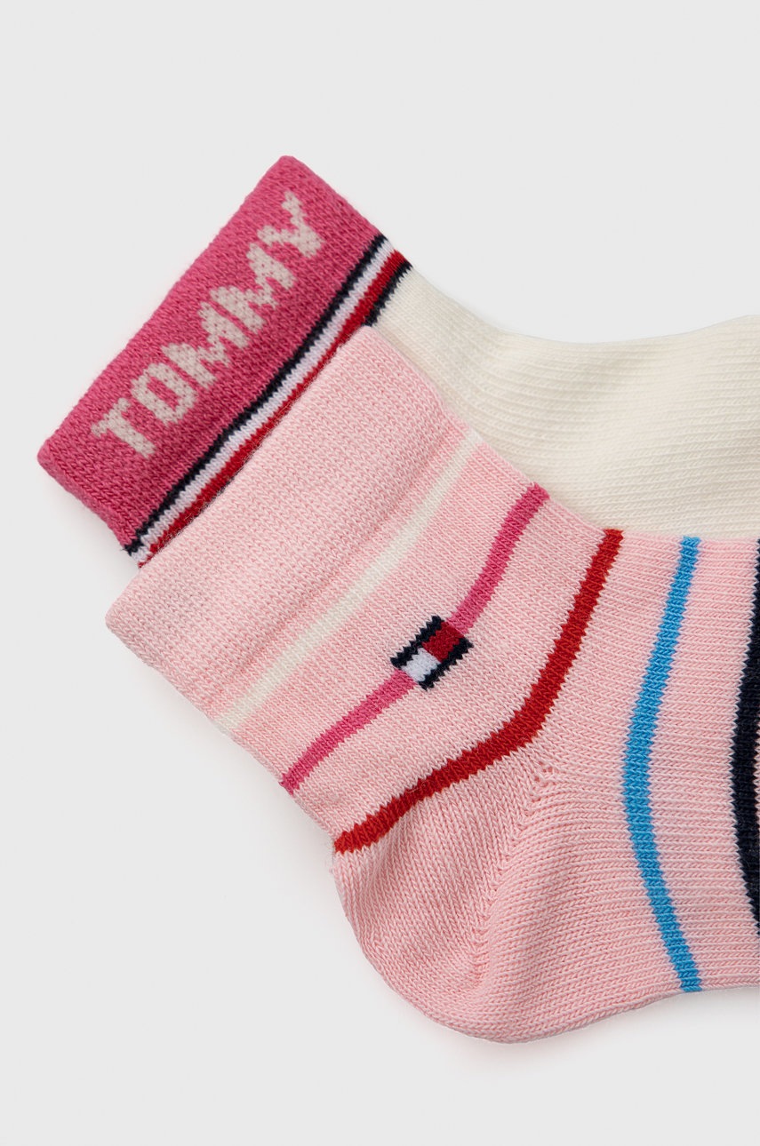 

Дитячі шкарпетки Tommy Hilfiger колір рожевий