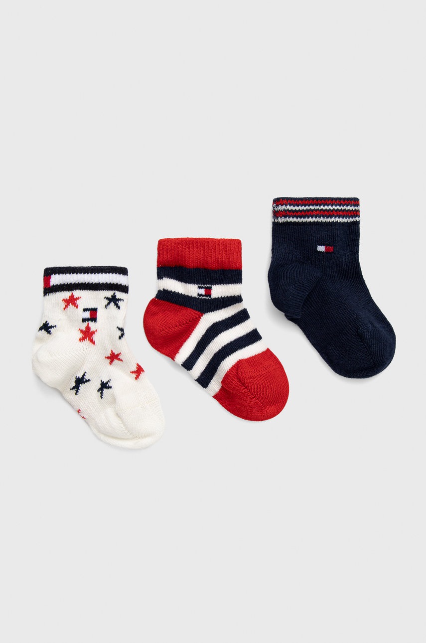 

Детски чорапи Tommy Hilfiger в тъмносиньо, Тъмносин