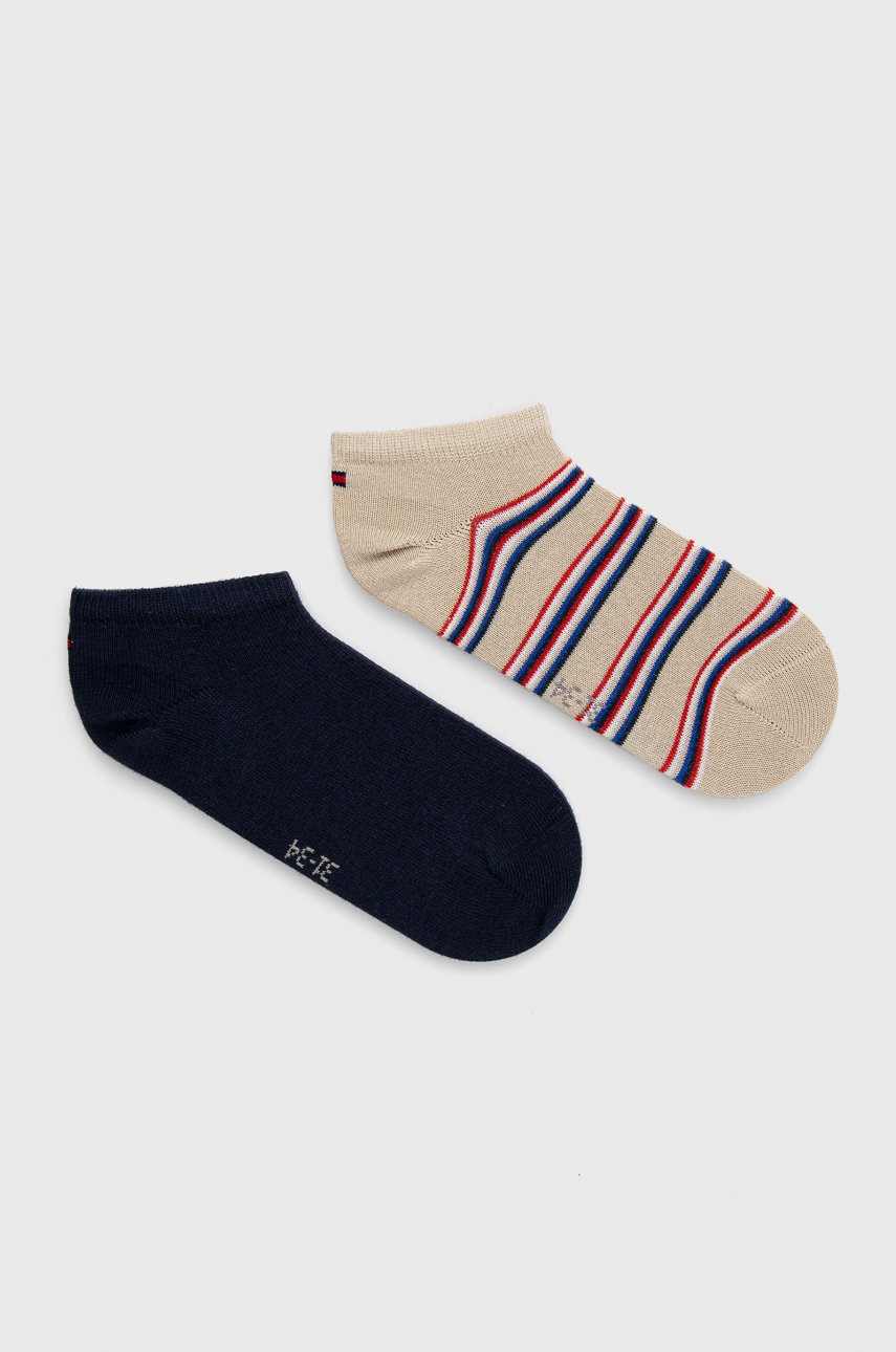 

Детски чорапи Tommy Hilfiger в бежово, Бежов