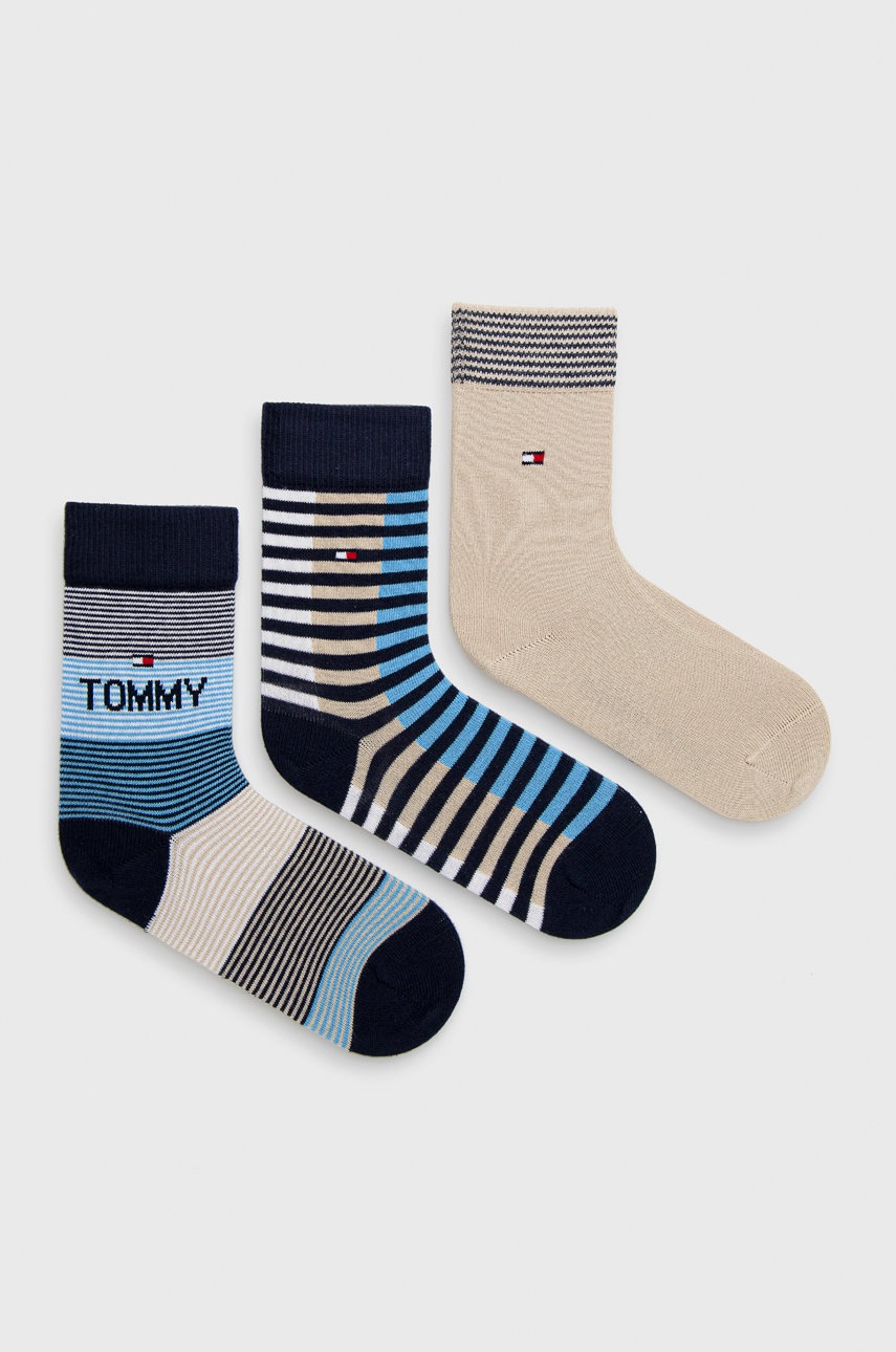 

Детски чорапи Tommy Hilfiger в бежово, Бежов
