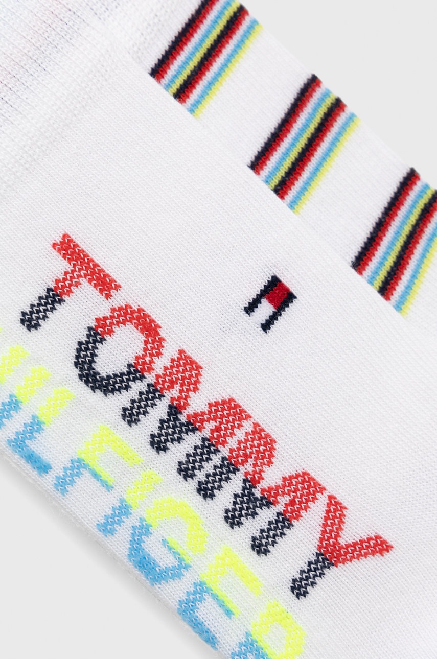 

Дитячі шкарпетки Tommy Hilfiger колір білий