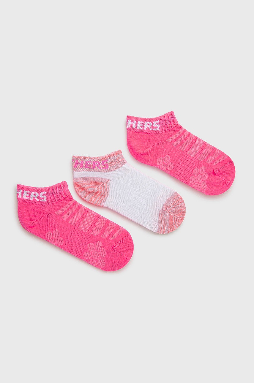 

Детски чорапи Skechers (3 чифта) в лилаво, Виолетов
