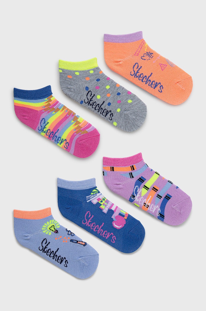 

Детски чорапи Skechers (6 чифта), Многоцветен