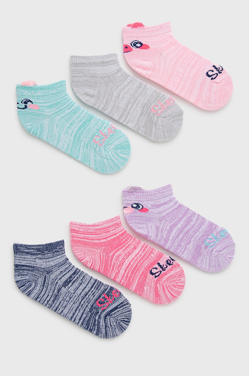 

Детски чорапи Skechers (6 чифта), Многоцветен