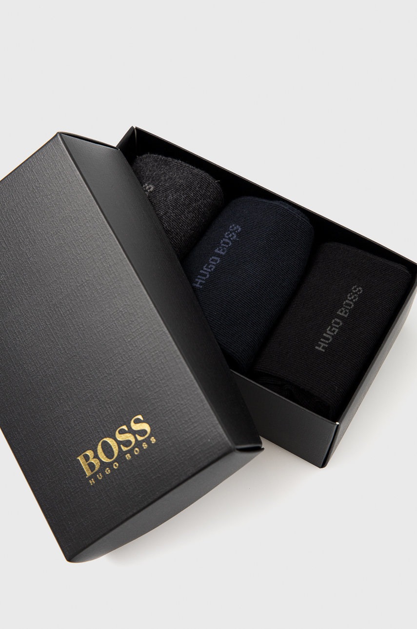 

Носки Boss мужские цвет серый