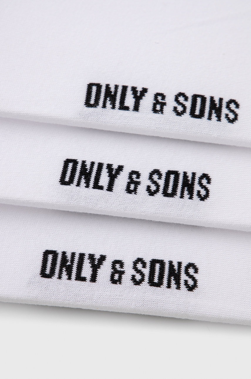 

Носки Only & Sons (3-pack) мужские цвет белый