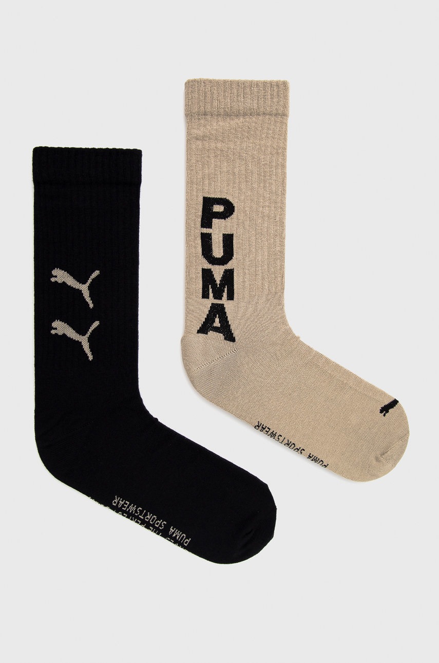 

Чорапи Puma (2 чифта) 935464 мъжки в черно, Черен