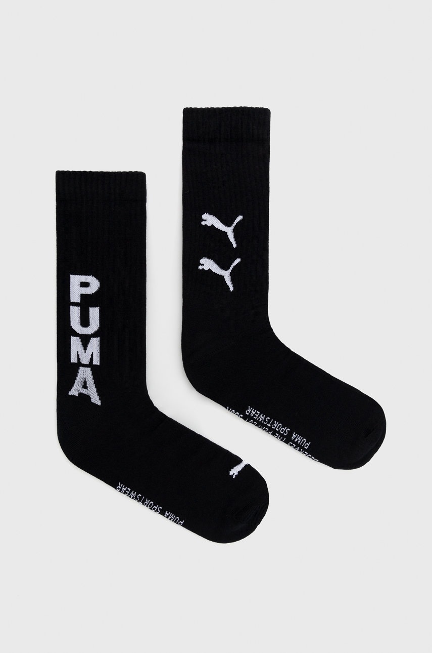 

Чорапи Puma (2 чифта) 935464 мъжки в черно, Черен