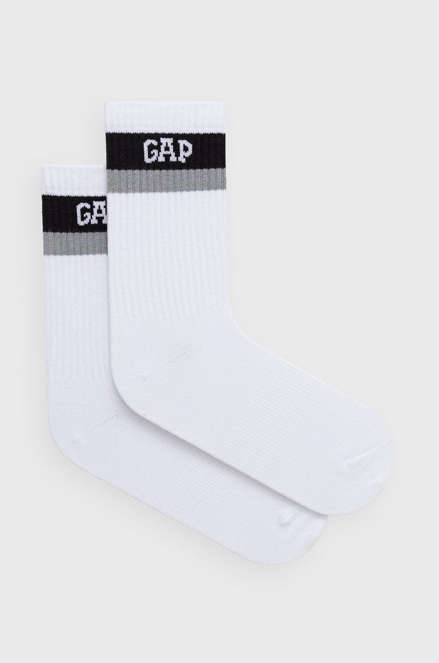 

Чорапи GAP мъжко в бяло, Бял