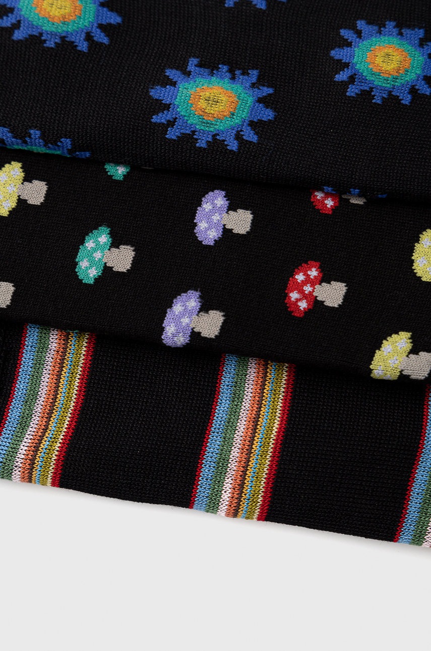

Носки Paul Smith (3-pack) мужские цвет чёрный