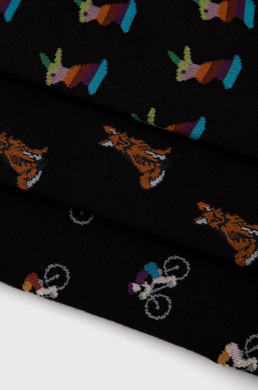 

Носки Paul Smith (3-pack) мужские цвет чёрный
