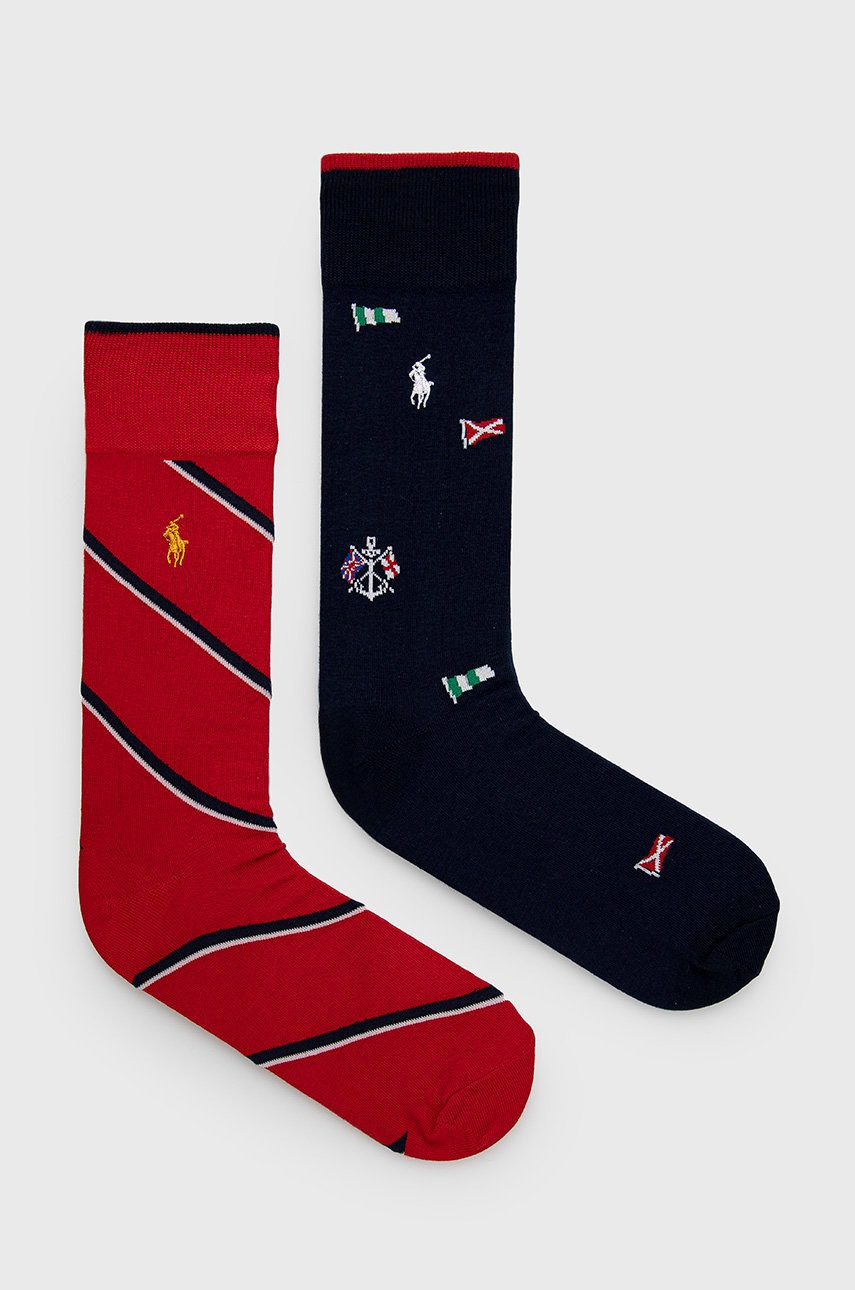 

Чорапи Polo Ralph Lauren в червено, Червен