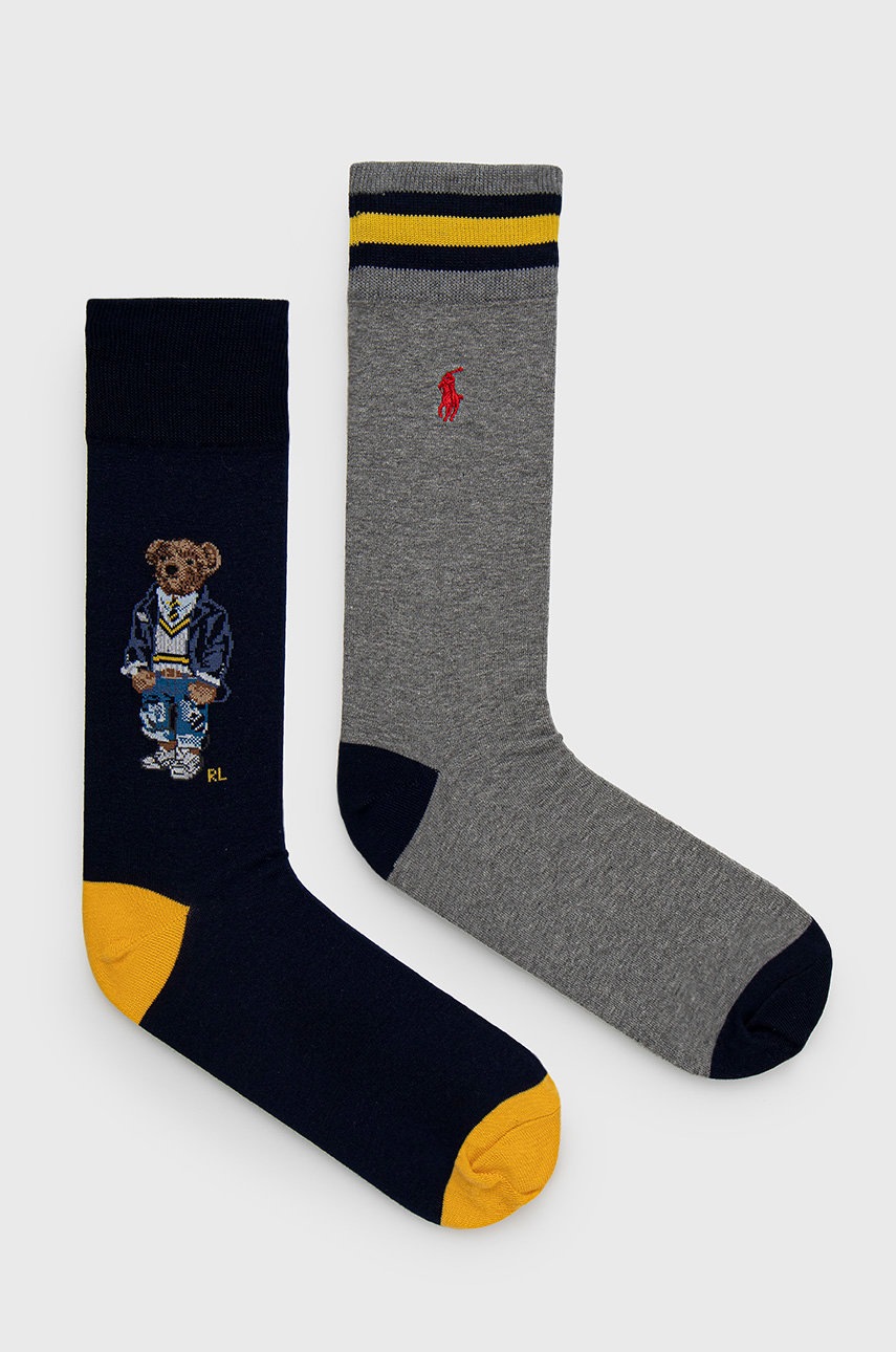

Чорапи Polo Ralph Lauren в сиво, Сив