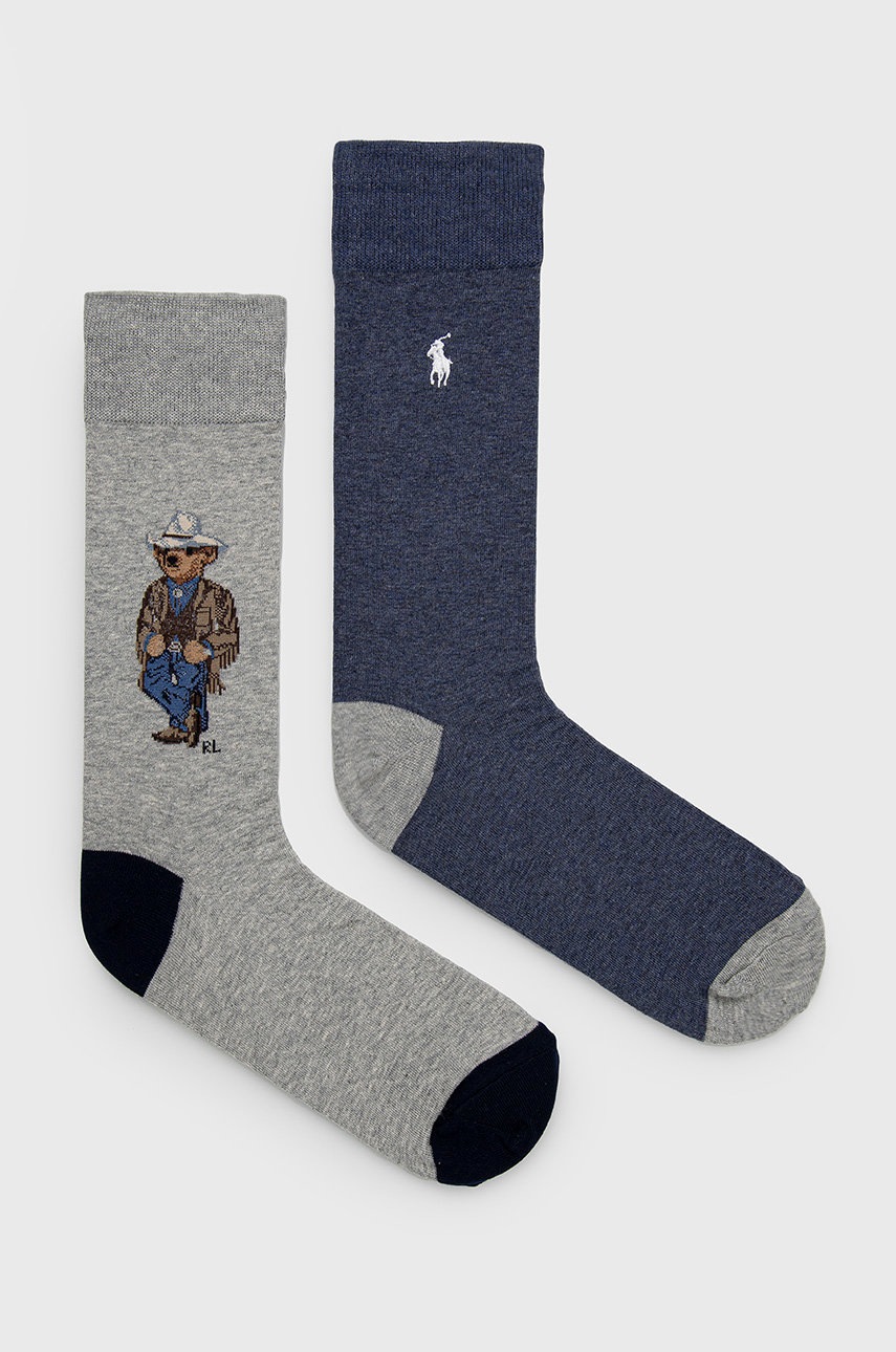 

Чорапи Polo Ralph Lauren в сиво, Сив