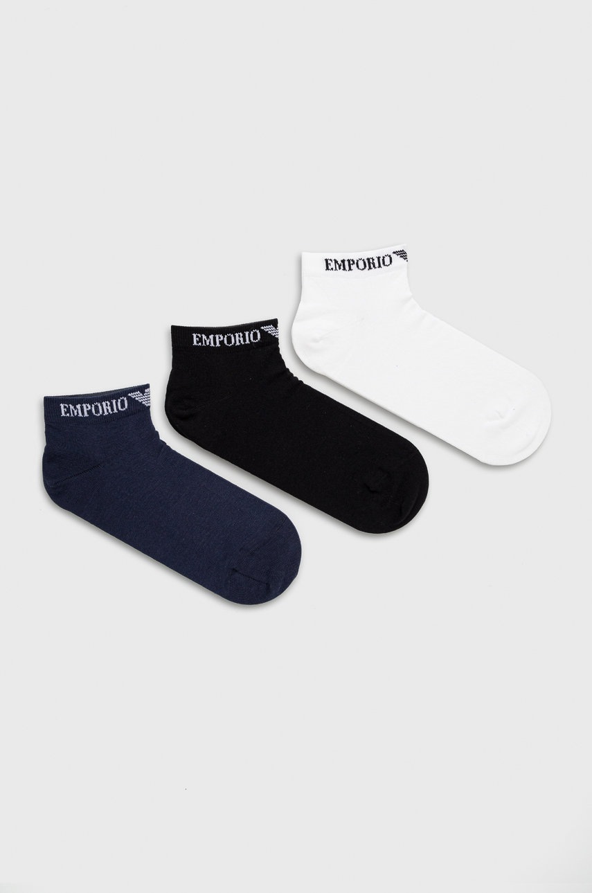 

Шкарпетки Emporio Armani Underwear (3-pack) чоловічі колір синій